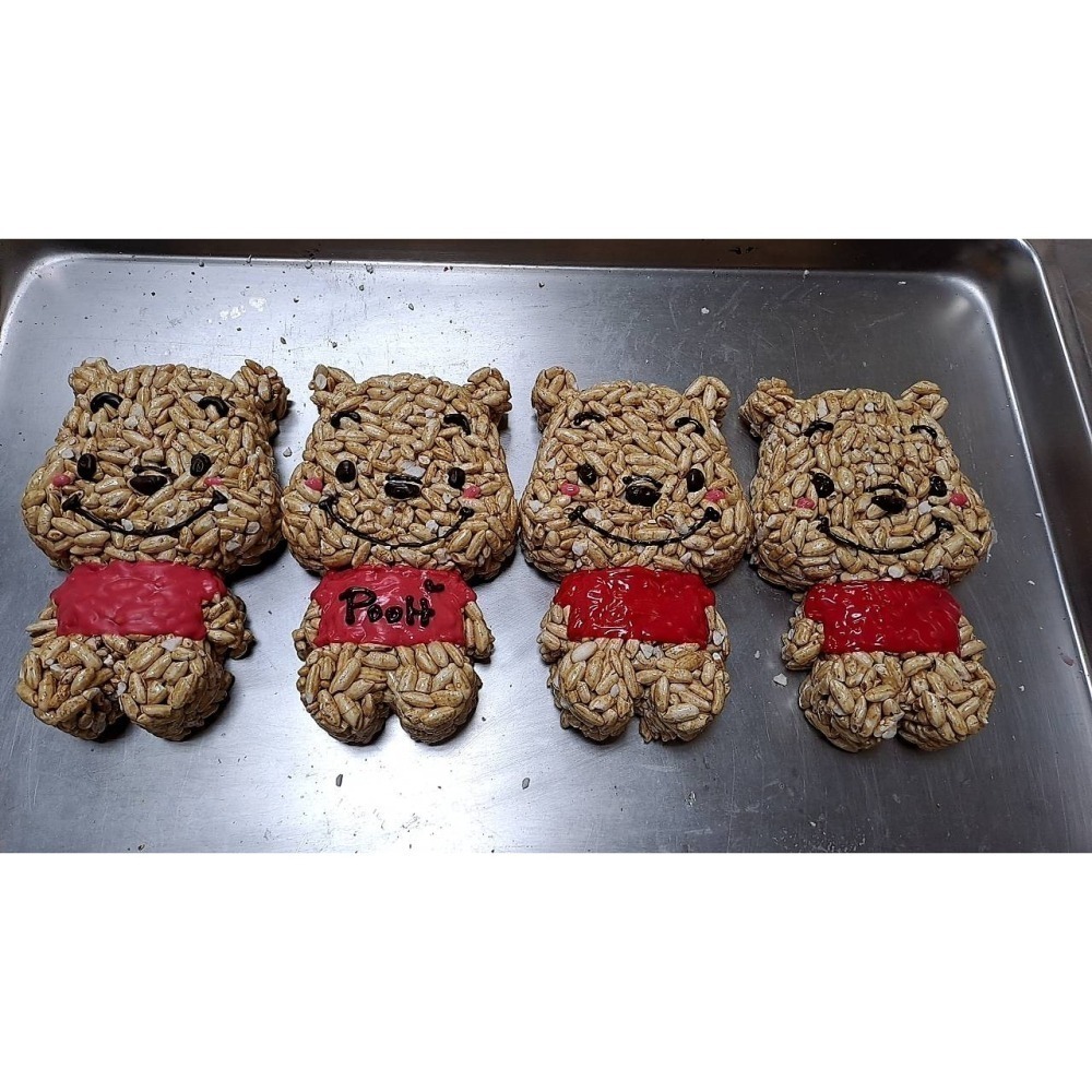 玉竹軒米香小舖-造型款全身維尼17*11cm(厚度3cm)只做黑糖口味-細節圖2