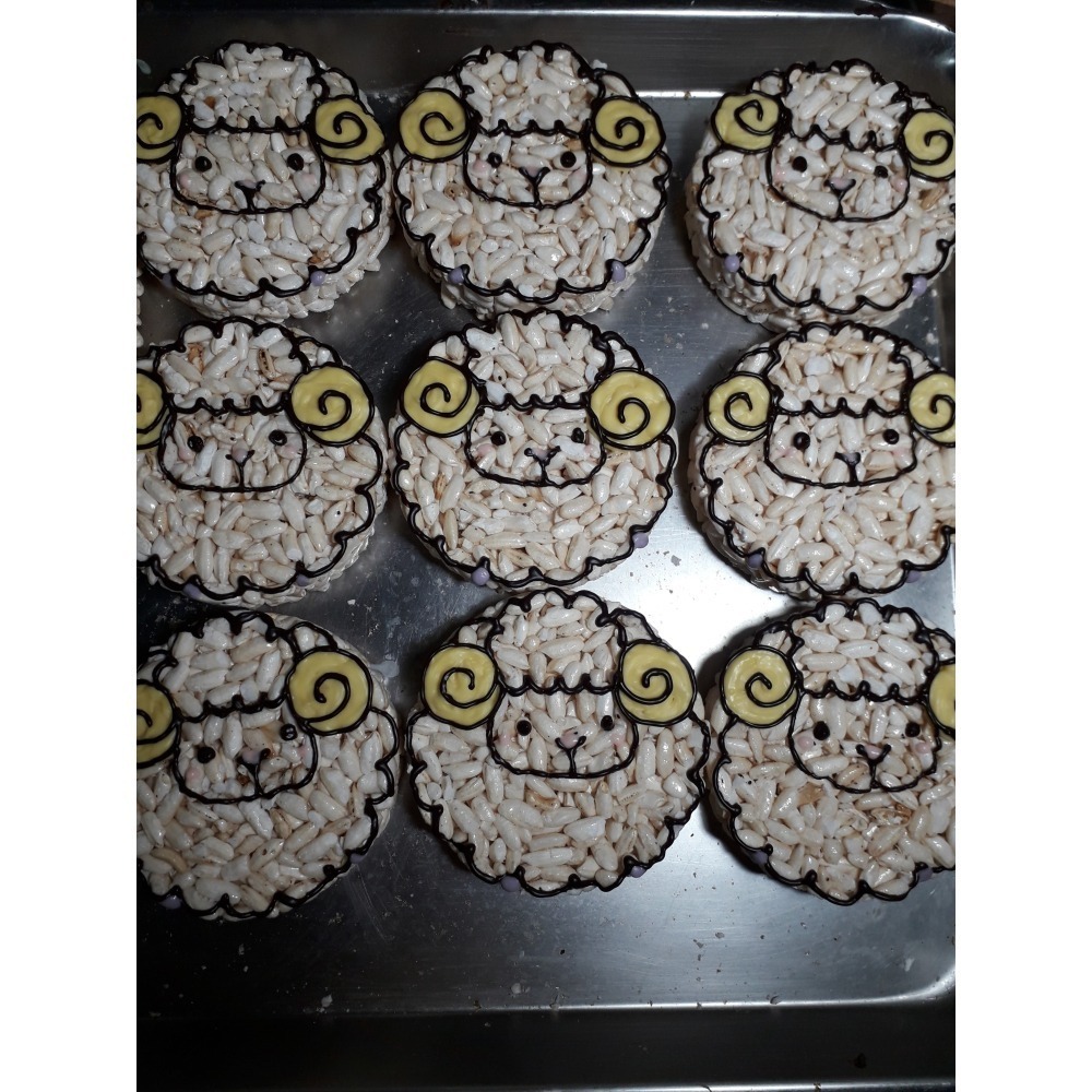 玉竹軒米香小舖-造型款(裸裝)9公分羊咩咩 (單種品項.口味至少10個)-細節圖2