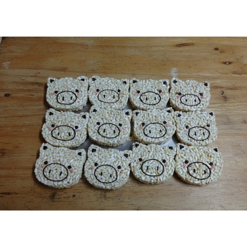 玉竹軒米香小舖-造型款(裸裝)-笑臉豬/淑女豬(單種品項.口味至少10個)-細節圖5