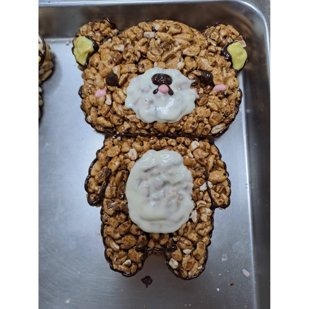 玉竹軒米香小舖-造型款(裸裝)-全身拉拉熊20*14.4.5公分(原味/黑糖/胚芽米/小麥/玉米)-細節圖3