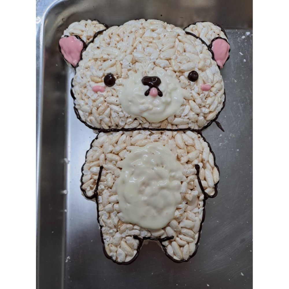 玉竹軒米香小舖-造型款(裸裝)-全身拉拉熊20*14.4.5公分(原味/黑糖/胚芽米/小麥/玉米)-細節圖4