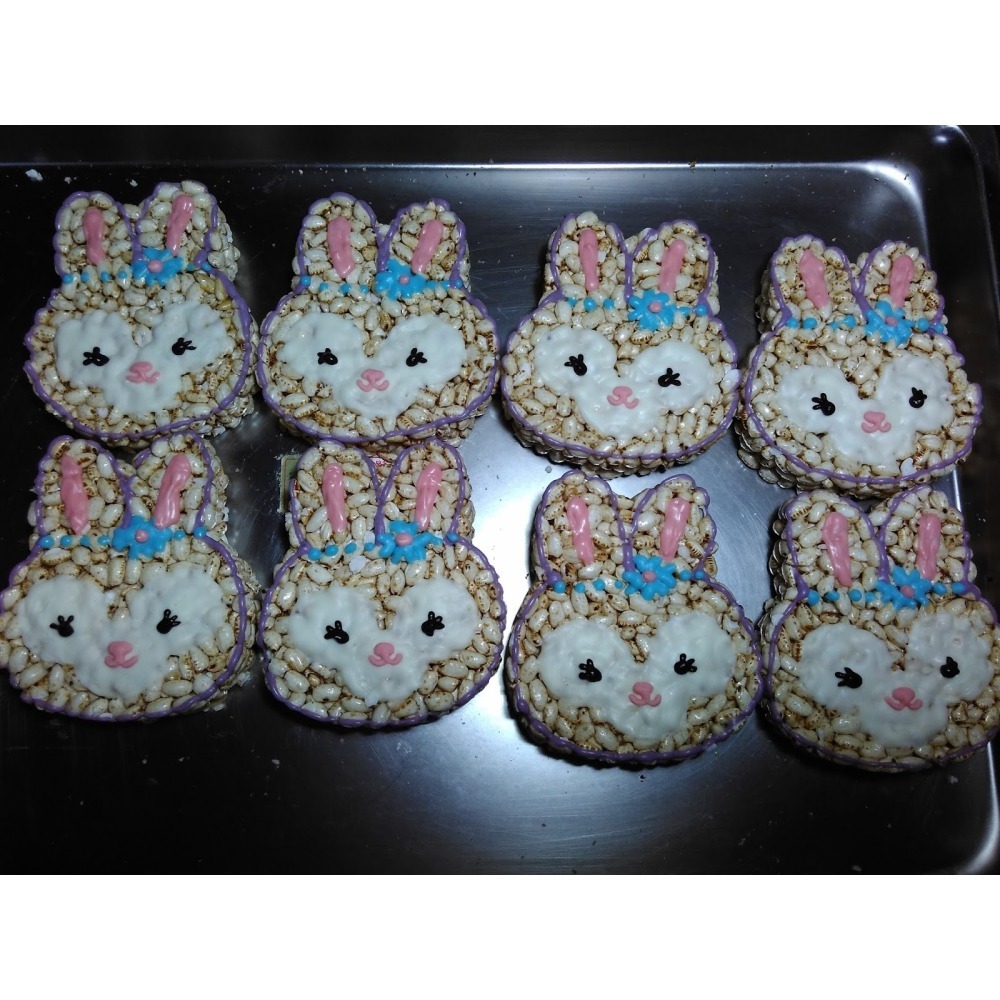 玉竹軒米香小舖-造型款(棒棒)-紫花兔10公分(單種品項.口味至少10個)-細節圖3