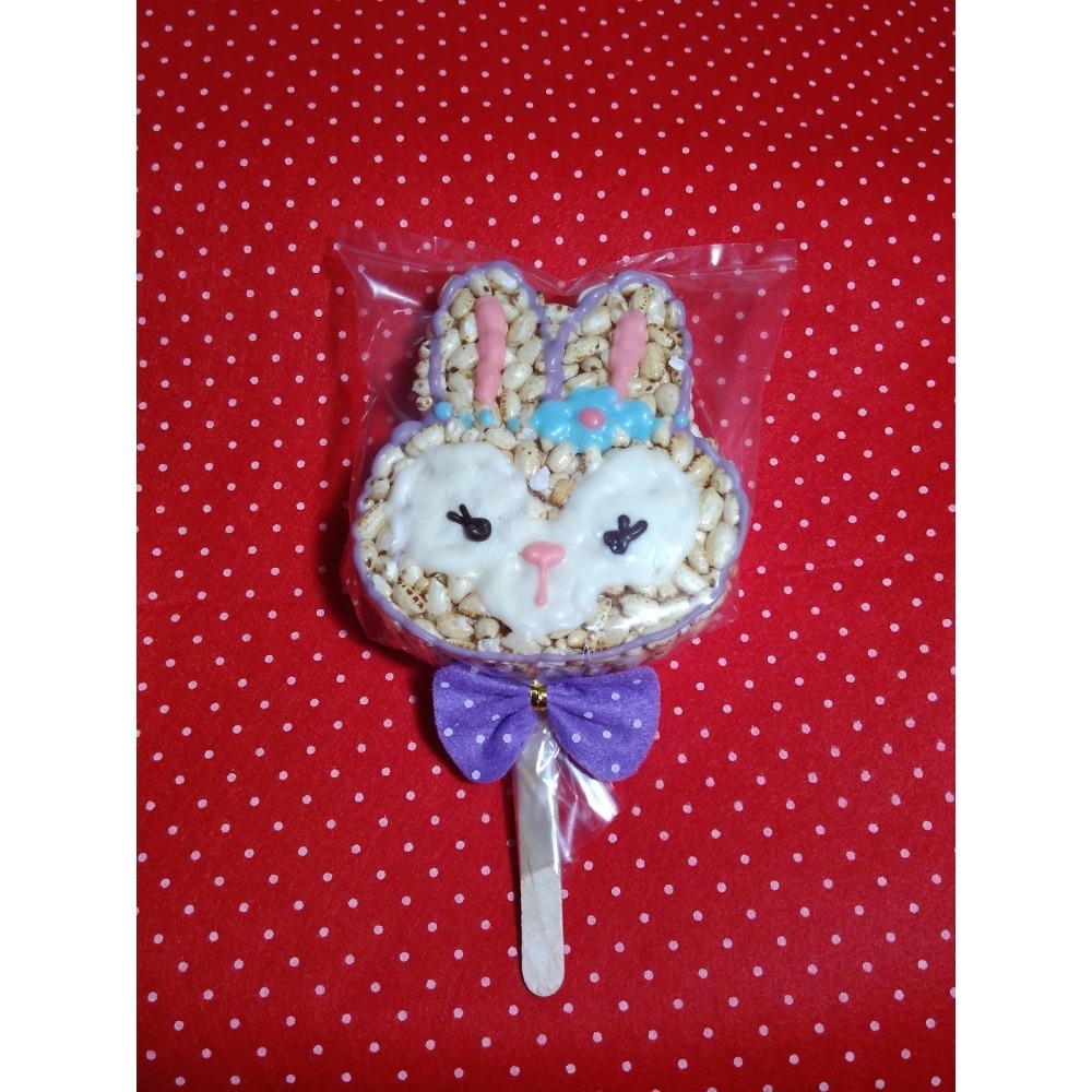 玉竹軒米香小舖-造型款(棒棒)-紫花兔10公分(單種品項.口味至少10個)-細節圖4