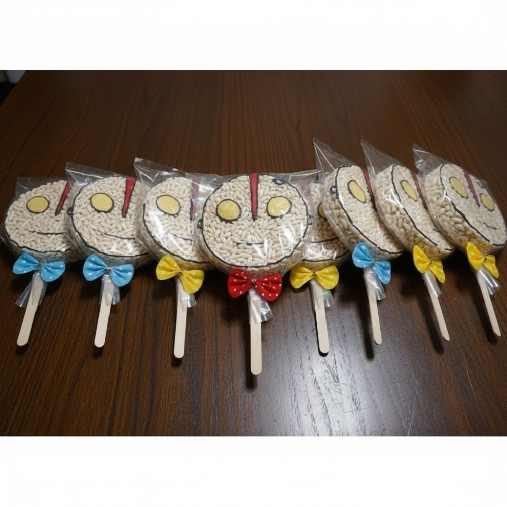 玉竹軒米香小舖-造型款(棒棒)-9cm超人力霸王(單種品項.口味至少10個)-細節圖3