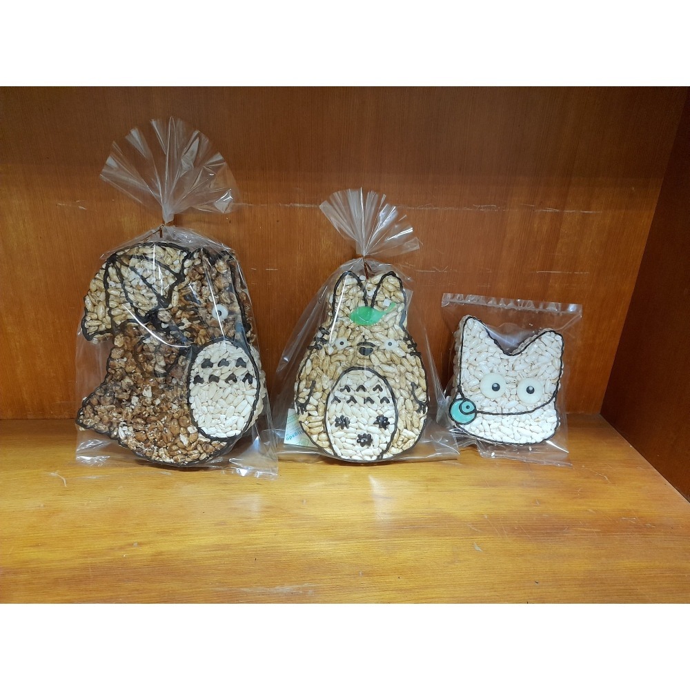 玉竹軒米香小舖-造型款(裸裝)-拿傘的胖龍貓(單種品項.口味至少10個)-細節圖4