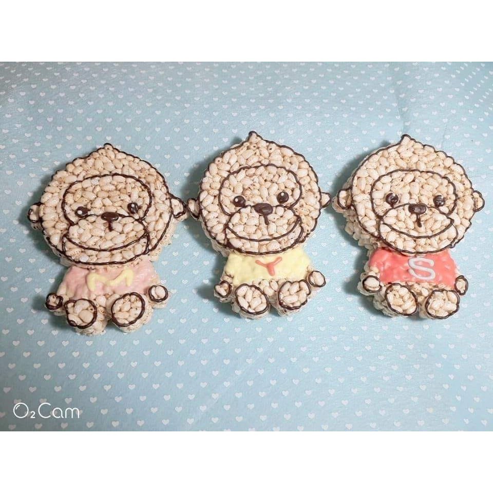 玉竹軒米香小舖-造型款(裸裝)-17公分T恤猴(單種品項.口味至少10個)-細節圖3