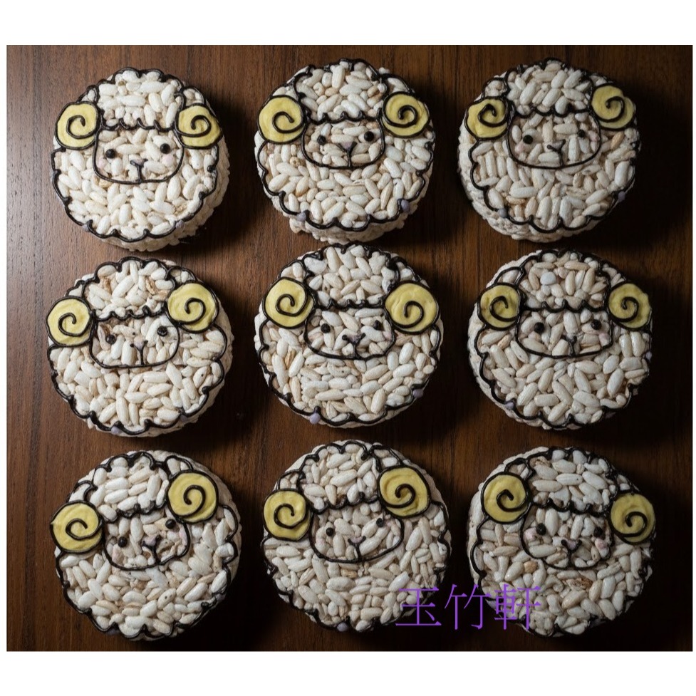 玉竹軒米香小舖-造型款(棒棒)9公分羊咩咩 (單種品項.口味至少10個)-細節圖2