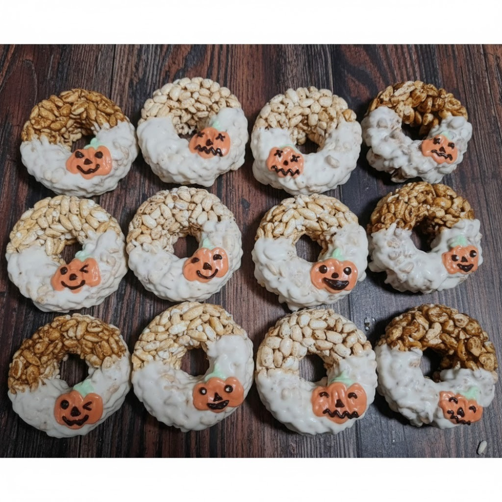 玉竹軒米香小舖-造型款(裸裝)-萬聖小甜圈(7cm)(單種品項.口味至少10個)-細節圖4