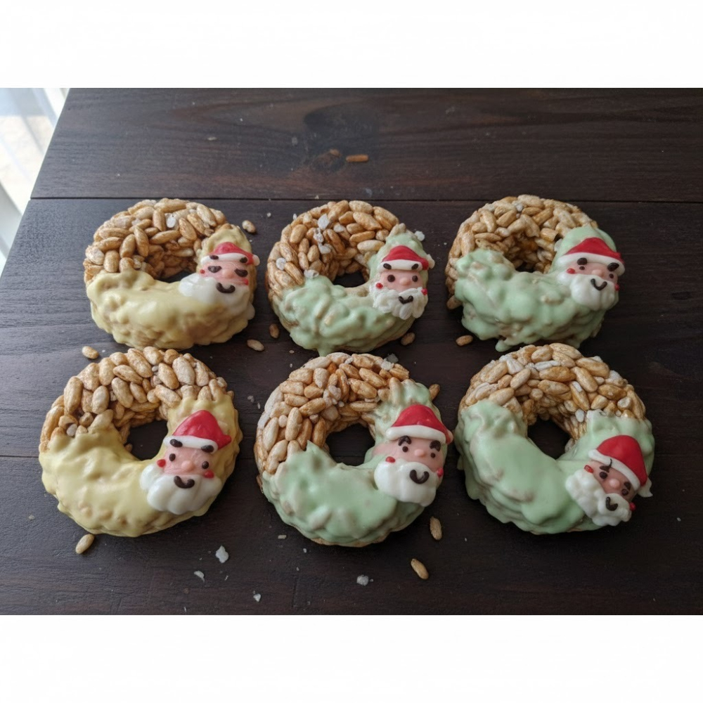 玉竹軒米香小舖-造型款(裸裝)-聖誕小甜圈(7cm)(單種品項.口味至少10個)-細節圖6