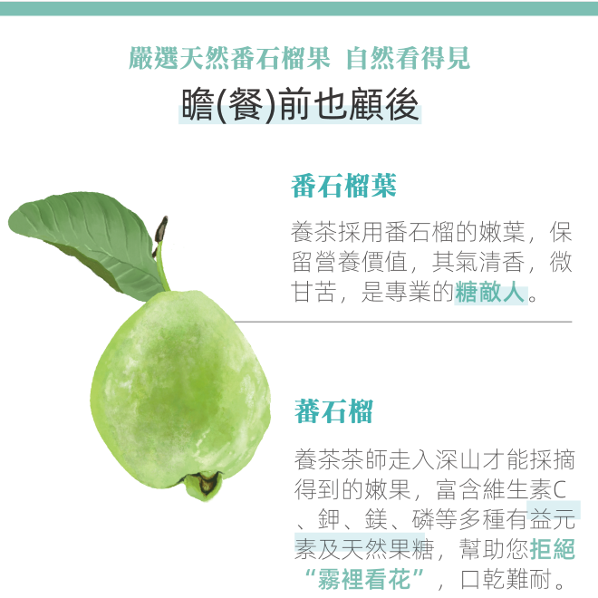 Yumthe 漾草方 脈輪蕃石榴茶 2.5g x 15茶包/盒 搭配三餐戒糖好幫手-細節圖3