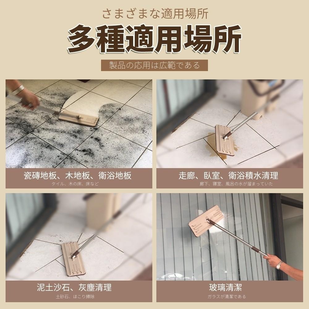 手持乾濕2用 免手洗 平板拖 360度 送3布 平板拖把 另售 拖把配件 平板拖布 拖盤 拖地-細節圖6