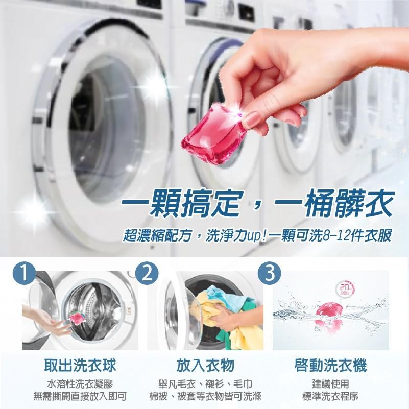 香氛酵素洗衣球 12倍濃縮洗衣膠囊 洗衣膠球 旅行 衣物芳香 玫瑰 薰衣草 海洋 洗衣精【台灣現貨】1顆1元 買樂購-細節圖6