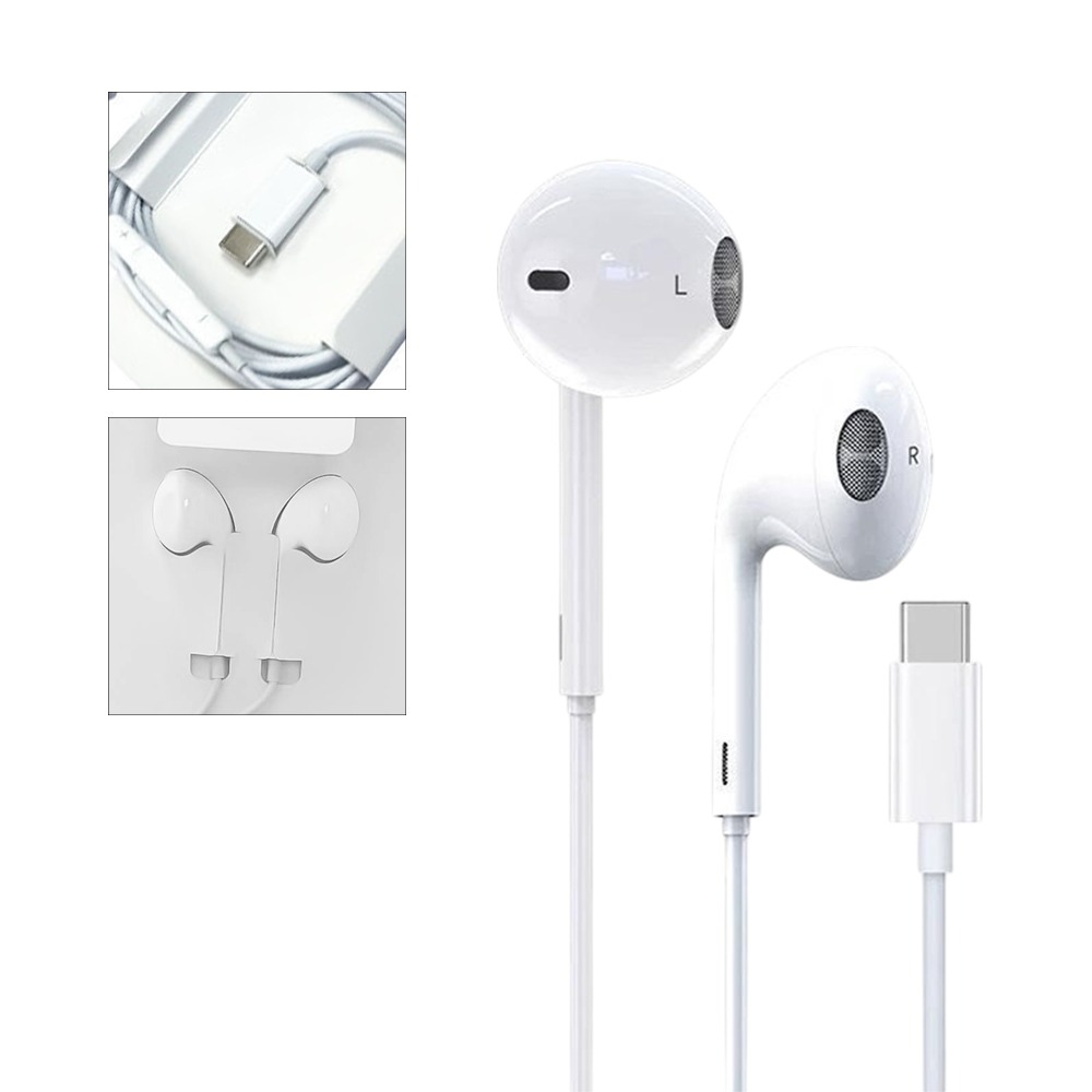 有線耳機 耳機 適用 iphone15 iphone16 TYPEC插孔 安卓 IOS 蘋果 三星 通用 HANLIN-細節圖2