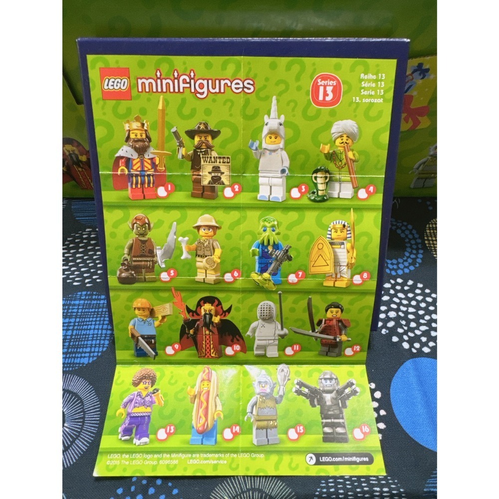 🎀全套16隻 不重複 開小口確認款🎀 LEGO 71008_2015 樂高13代人偶包-細節圖2