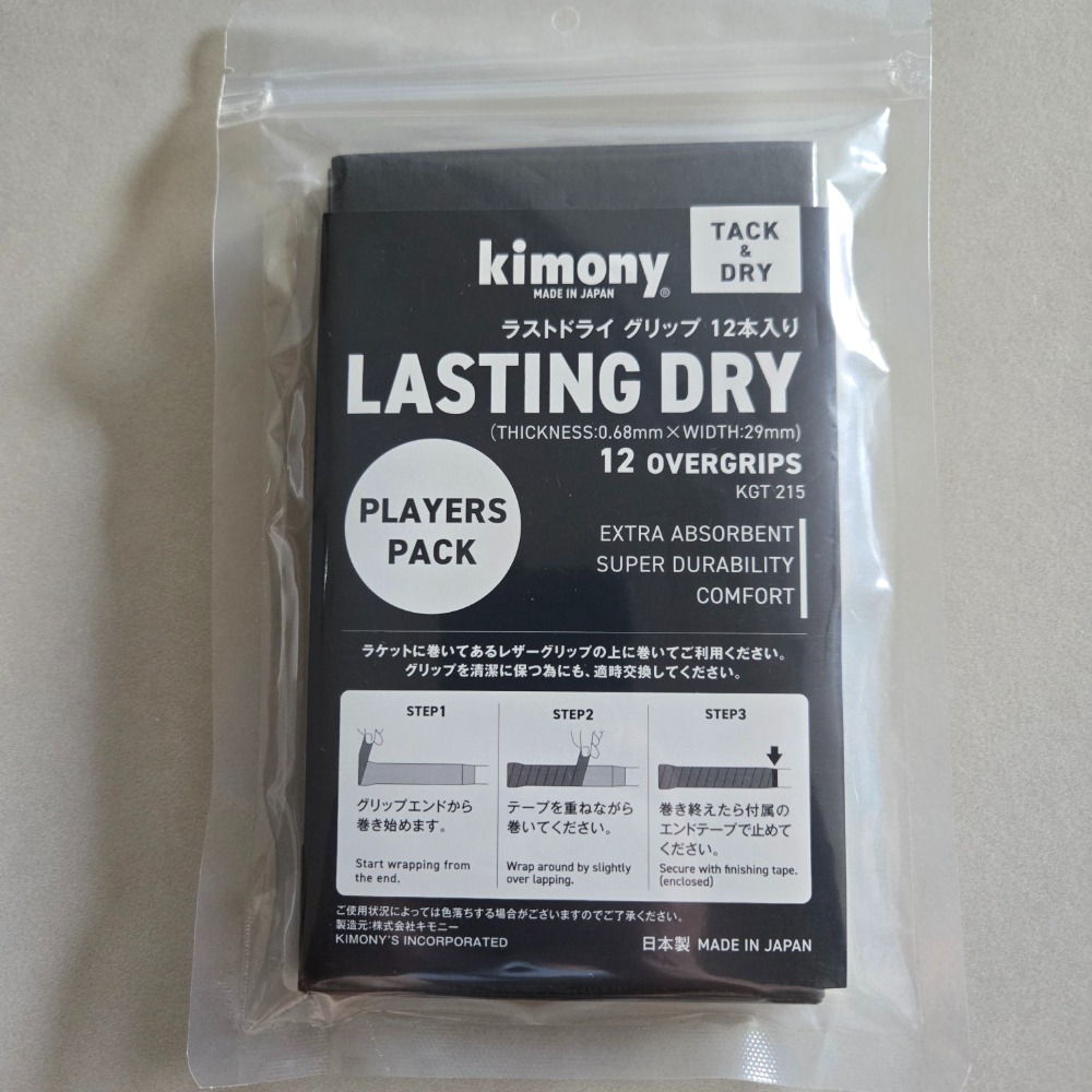 Kimony KGT215 Bow Brand 日本製 網球拍握把布-規格圖4