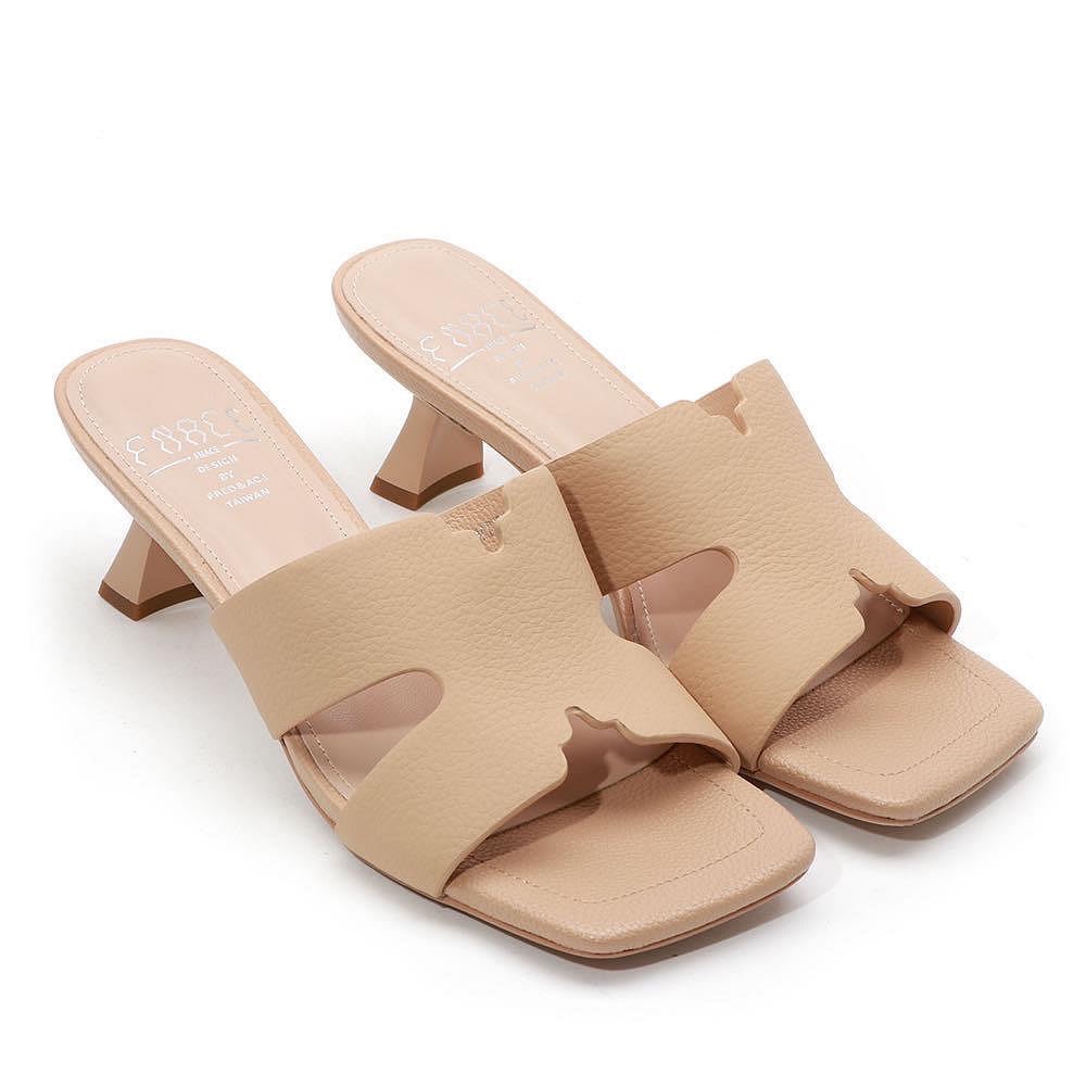 三輝皮鞋台灣設計師fnace真皮 牛皮H家風格貓跟鞋中跟拖鞋 方頭酒杯跟拖鞋中跟鞋高跟拖鞋低跟拖鞋涼拖鞋 原創作品 專櫃-細節圖8