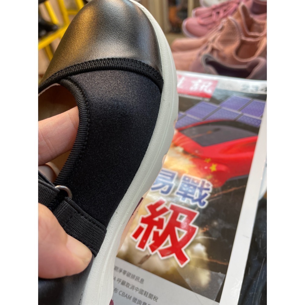 三輝皮鞋台灣製全真皮 羊皮瑪莉珍鞋 拇指外翻專用娃娃鞋 芭蕾舞鞋 超輕量魔鬼氈細帶可調整平底鞋 赫本鞋 芭蕾運動鞋MIT-細節圖4