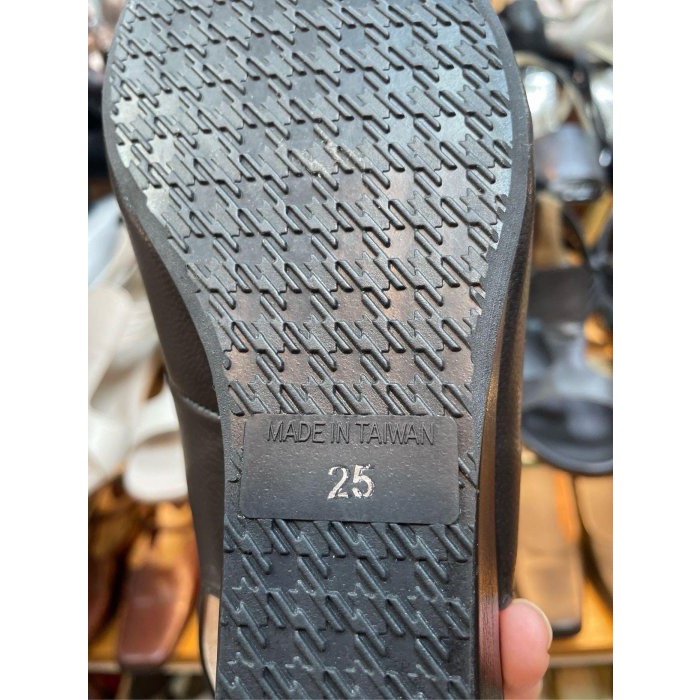 三輝皮鞋台灣製 真皮楔型鞋 魚口鞋 露趾鞋 露趾涼鞋 坡跟鞋 厚底涼鞋 MIT 羊皮愛心水鑽蝴蝶結尖頭後空厚底增高平底鞋-細節圖8