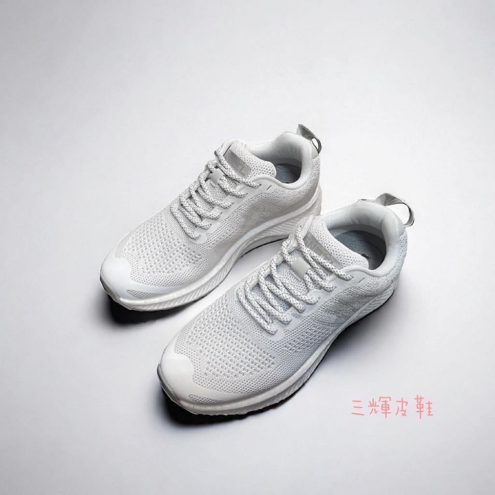 三輝皮鞋SNAIL蝸牛超輕量防水運動鞋 防油反光男飛線編織綁帶防潑水寬楦男休閒鞋健走鞋慢跑鞋 筋膜炎扁平足拇指外翻-規格圖10