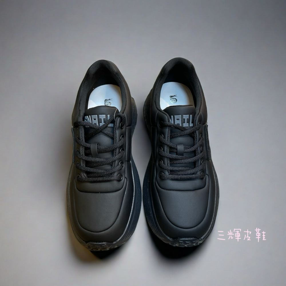 三輝皮鞋SNAIL機能雪地止滑防水 超輕量彈性皮革綁帶健走鞋 加大尺碼蝸牛足底筋膜炎拇指外翻運動鞋現貨加預購-細節圖4