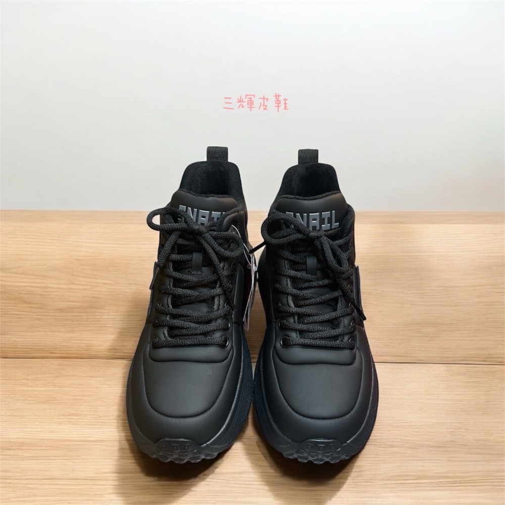三輝皮鞋SNAIL機能雪地止滑防水 超輕量彈性皮革羔羊毛高筒運動鞋 綁帶健走鞋加大尺碼蝸牛足底筋膜炎拇指外翻現貨加預購-細節圖10