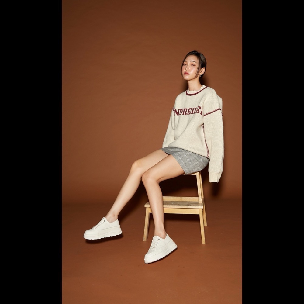 三輝皮鞋正韓製全真皮 牛皮免綁帶超輕量可後踩2way兩穿增高厚底小白鞋休閒鞋鬆糕鞋滑板鞋懶人鞋餅乾鞋半拖鞋穆勒鞋包頭拖鞋-細節圖8