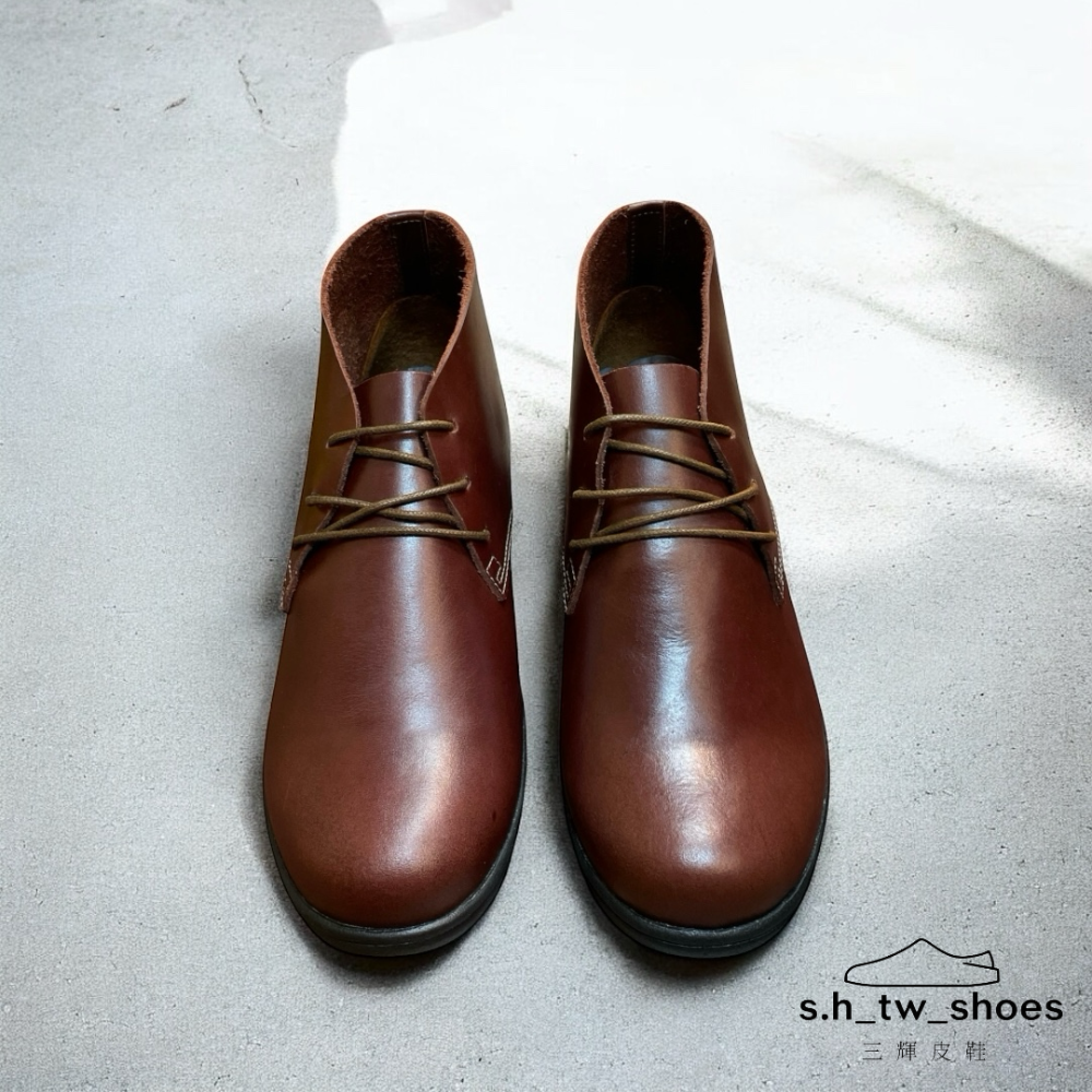 三輝皮鞋babala台灣製MIT真皮女靴 短靴牛皮靴踝靴高筒皮鞋馬丁靴平底靴厚底靴高筒靴三孔靴厚底鞋增高靴小尺碼女鞋-細節圖4