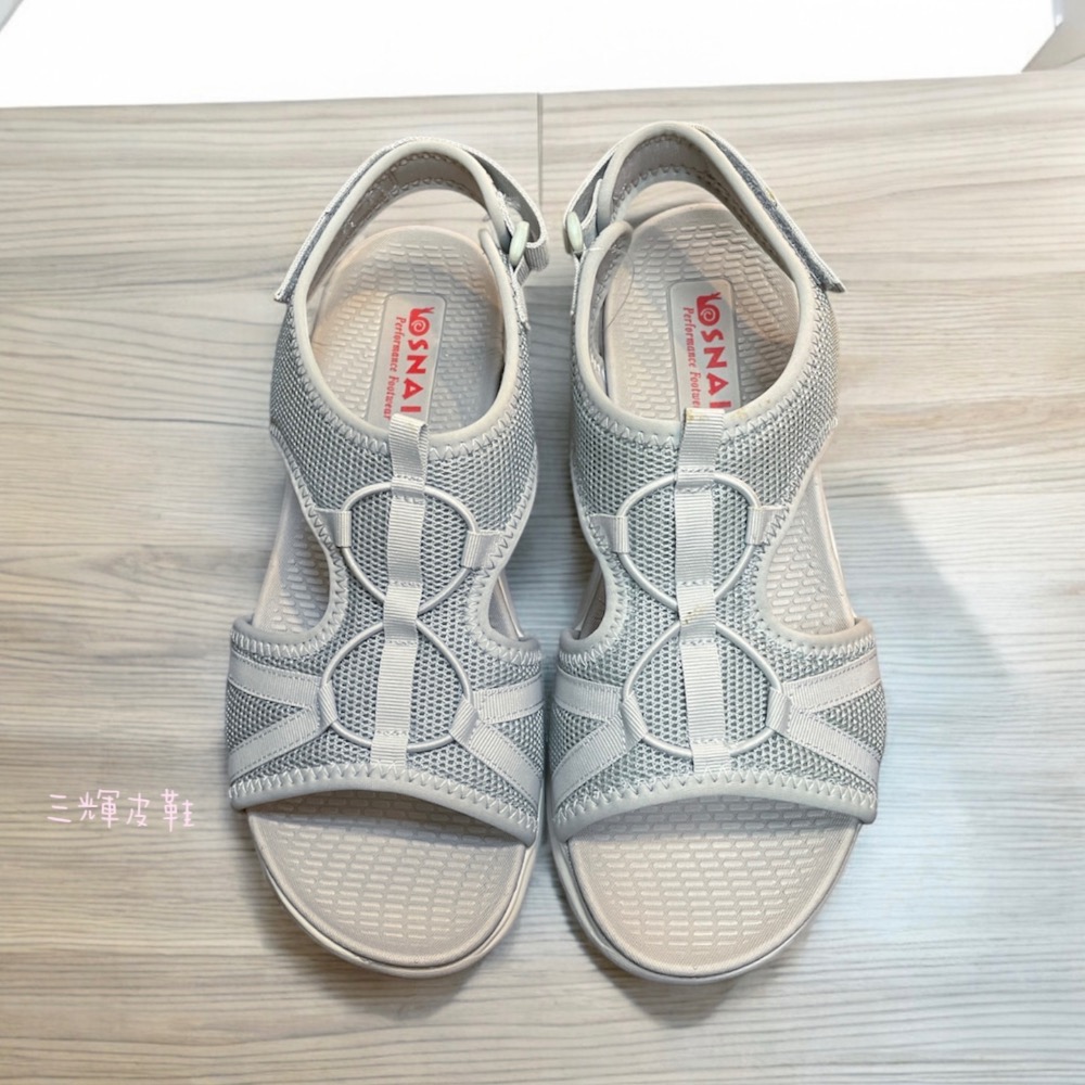 三輝皮鞋SNAIL超輕量 人體工學防水針織運動涼鞋健走鞋 蝸牛專利大底氣墊止滑室內涼拖戶外涼鞋 大腳41 42現貨加預購-細節圖5