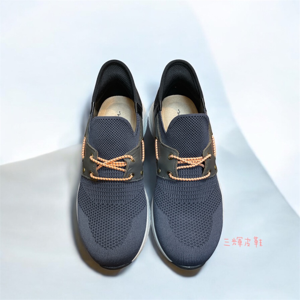 三輝皮鞋台灣製 瞬穿舒適科技 超輕量寬楦免綁帶真皮足弓支撐 透氣快乾飛織網布 免彎腰3M反光夜視折射健走鞋休閒鞋運動鞋-規格圖11