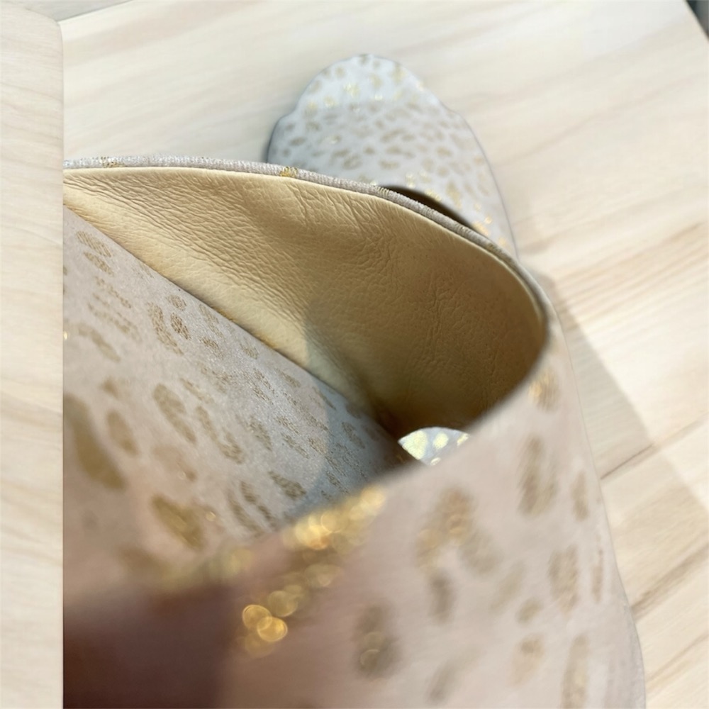 三輝皮鞋台灣製全真皮 羊皮室內拖鞋 豹紋閃光折射真皮室內拖鞋 粉紅豹頑皮豹室內鞋 防滑防臭室內拖止滑拖鞋無聲拖鞋mit-細節圖4