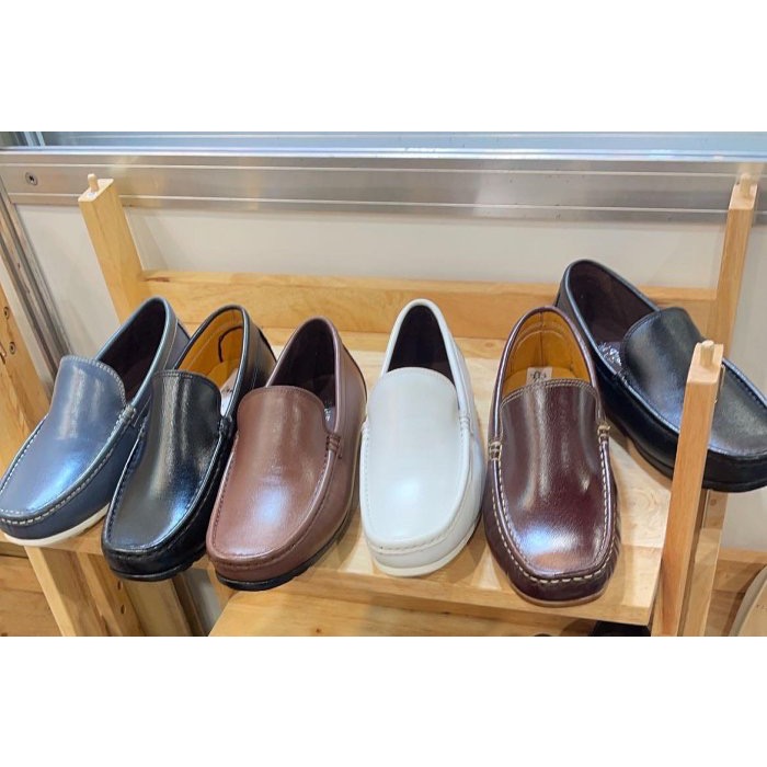 三輝皮鞋台灣製全真皮 柔軟義大利小牛皮啞光素面軟皮軟底樂福鞋 英倫豆豆鞋懶人鞋輕便鞋休閒鞋一腳蹬開車鞋 現貨加預購MIT-細節圖8