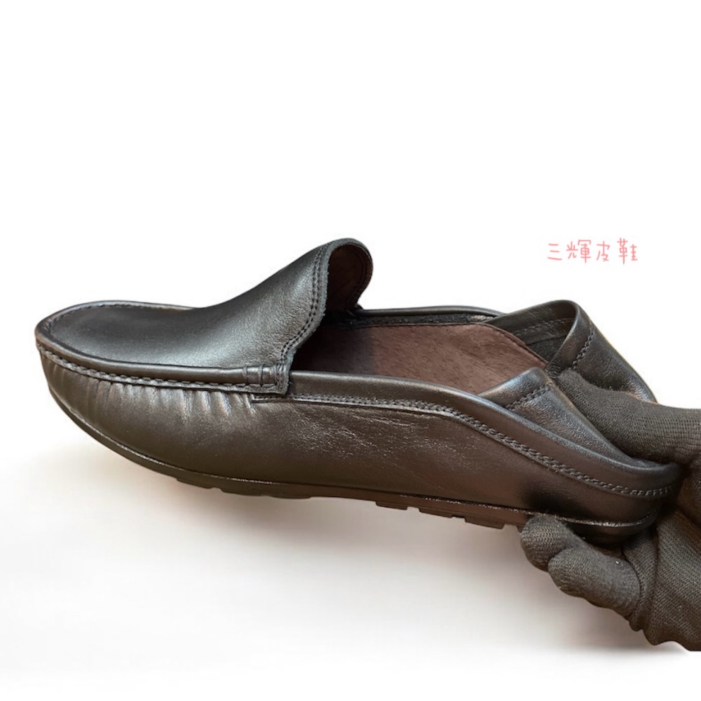 三輝皮鞋🇹🇼台灣製造 MIT手工鞋 真皮樂福鞋 後踩鞋 牛皮休閒鞋 豆豆鞋 開車鞋 兩穿鞋 穆勒鞋 真皮休閒鞋懶人鞋-細節圖3