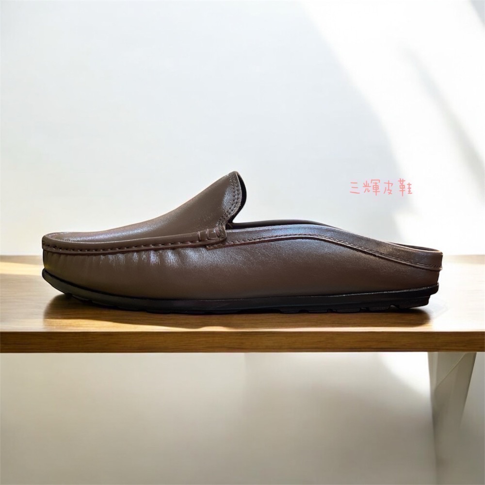 三輝皮鞋🇹🇼台灣製全真皮 老師傅手工鞋 柔軟義大利小牛皮啞光素面穆勒鞋 半拖鞋懶人鞋樂福鞋 英倫豆豆鞋 休閒鞋MIT-細節圖3