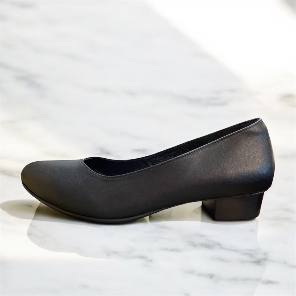 三輝皮鞋台灣製全真皮 羊皮V口尖頭素面基本款跟鞋 木頭跟 低跟鞋中跟鞋粗跟高跟鞋寬楦拇指外翻手工鞋訂製款訂做上班鞋MIT-細節圖9