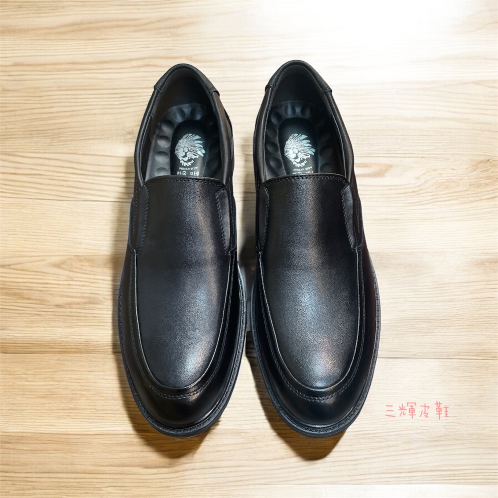 三輝皮鞋全真皮樂福鞋 牛皮氣墊免綁帶套入式商務皮鞋 休閒皮鞋 學生皮鞋 開車鞋 上班鞋 懶人皮鞋 紳士皮鞋 現貨加預購-細節圖2