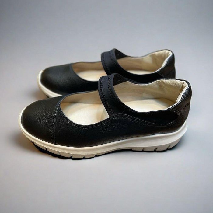三輝皮鞋台灣製全真皮 牛皮超輕量人體工學氣墊瑪莉珍鞋 外銷日本娃娃鞋 日系休閒鞋輕便鞋懶人鞋健走鞋通勤鞋芭蕾舞運動零碼-細節圖5