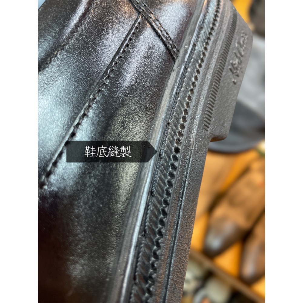 三輝皮鞋🇹🇼台灣製全真皮 牛皮鞋底縫製樂福鞋 MIT免綁帶直套式紳士鞋圓頭男皮鞋老師傅手工鞋商務鞋上班鞋爸爸鞋長輩鞋-細節圖7