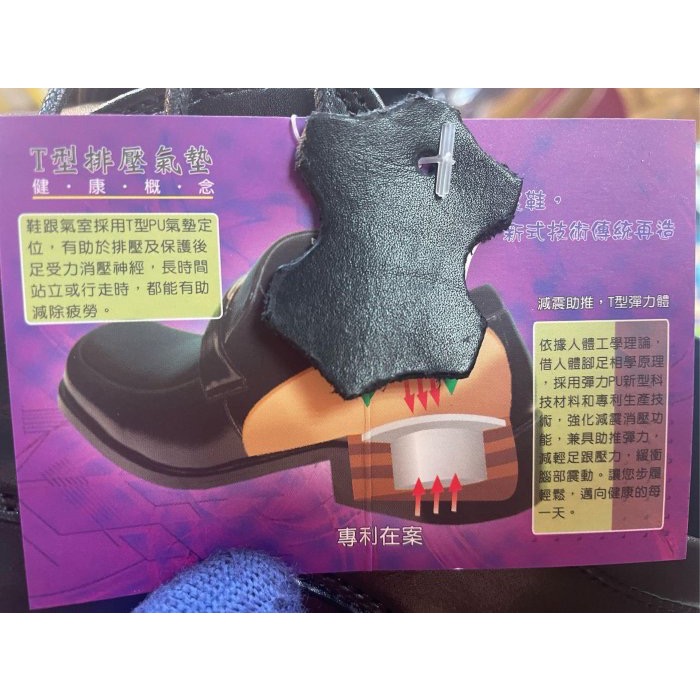 三輝皮鞋真皮防斷底氣墊男皮鞋 英倫布洛克雕花木頭根底鞋跟 渲染尖頭德比頭綁帶牛津鞋 擦色紳士鞋上班鞋正裝商務婚鞋韓國-細節圖7