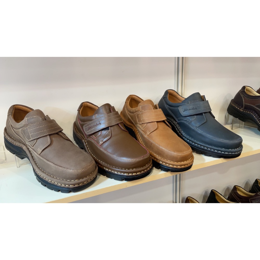 三輝皮鞋台灣製全真皮 BLEWS牛皮專利輕量化雙氣墊休閒鞋 鞋底縫製固特異 MIT老師傅手工鞋 免綁帶工作旅遊安全鞋-規格圖6