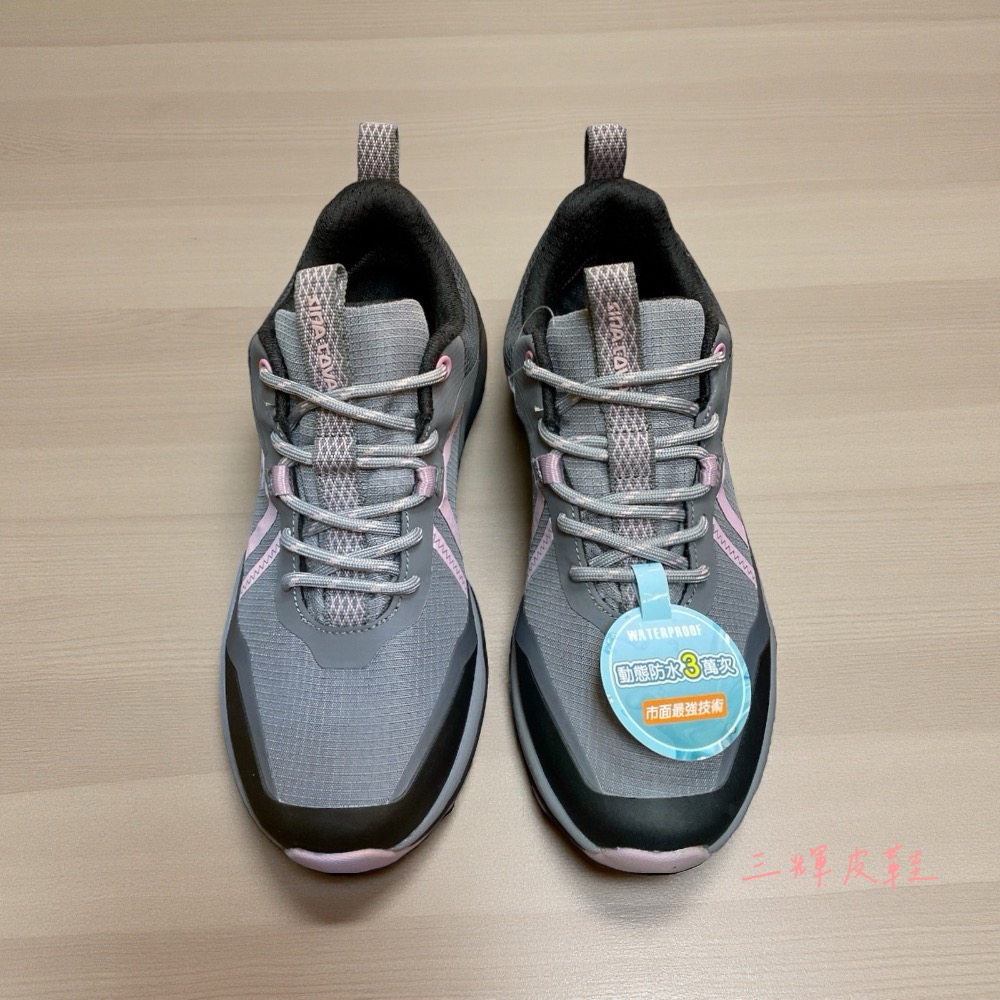 三輝皮鞋SINA COVA動態防水超抓力寬楦登山鞋 老船長女款動態防水健走鞋機能運動鞋越野鞋休閒鞋/耐磨/透氣/彈力-細節圖4