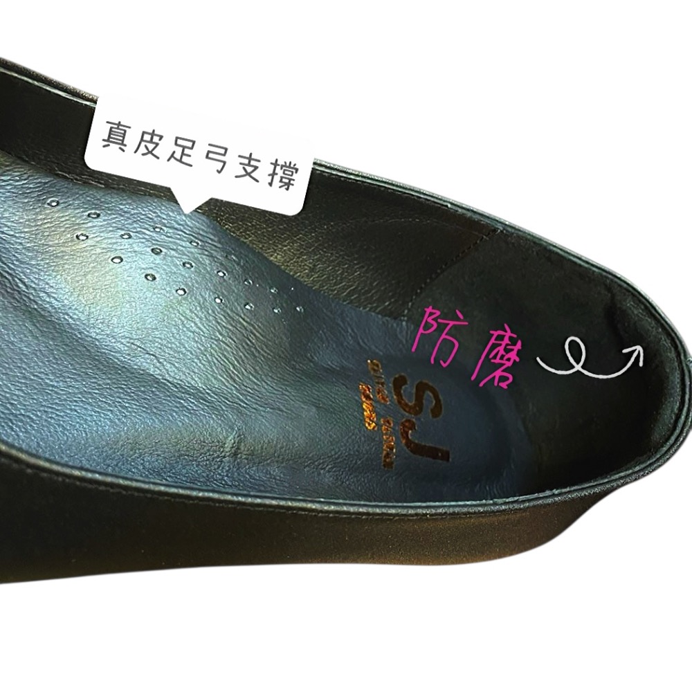 三輝皮鞋台灣製全真皮 羊皮水鑽銀飾魚口足弓支撐中跟細跟高跟鞋 MIT手工鞋 小香風金屬粗跟低跟鞋露趾跟鞋寬楦宴會淑女涼鞋-細節圖8