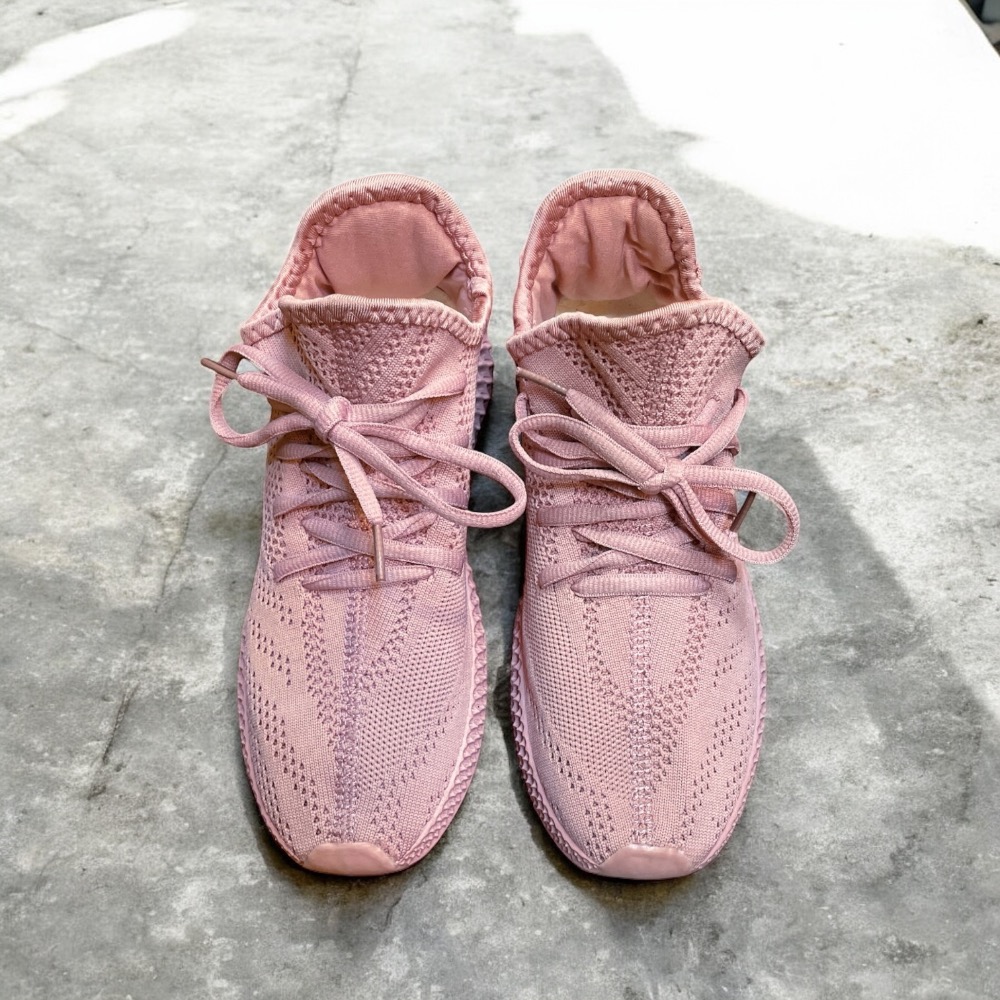 三輝皮鞋超輕量免綁帶襪套式飛織透氣網面運動鞋 鞋帶造型直套式針織健步鞋健走鞋休閒鞋布鞋訓練鞋重訓鞋慢跑鞋小尺碼女鞋零碼-細節圖4