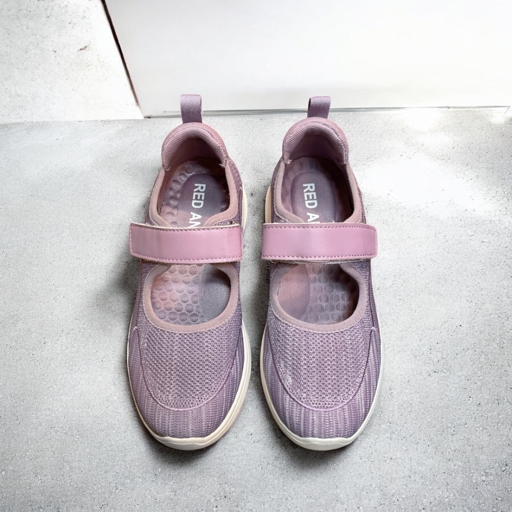 三輝皮鞋RED ANT紅螞蟻超輕量魔鬼氈網眼針織透氣瑪莉珍休閒運動鞋 免綁帶飛織懶人足弓支撐芭蕾運動鞋健步健走布鞋娃娃鞋-細節圖2