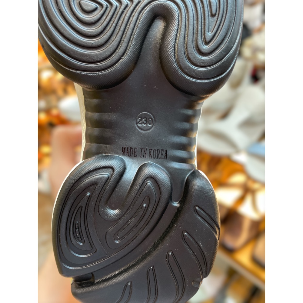 三輝皮鞋DONNA 牛皮輕量綁帶款韓國真皮休閒鞋老爹鞋厚底休閒鞋 真皮運動鞋鬆糕鞋增高鞋厚底運動鞋正韓黑白熊貓鞋韓國製-細節圖4