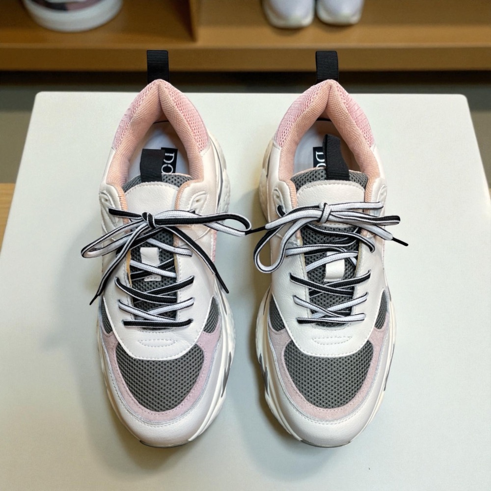 三輝皮鞋韓國製全真皮 牛皮輕量化夜間反光正韓綁帶款厚底休旅老爹鞋休閒鞋運動鞋  korea韓國連線東大門女透氣真皮運動鞋-細節圖3