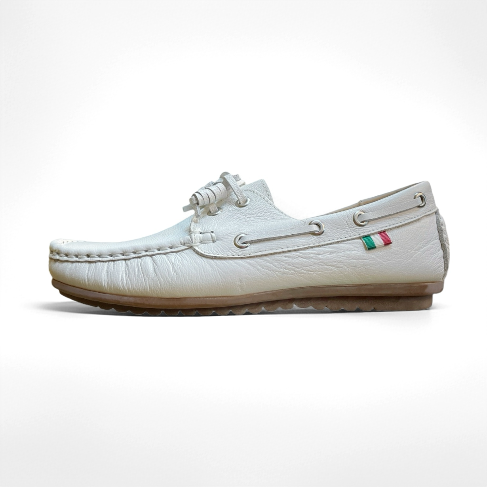 三輝皮鞋台灣製全真皮 MIT手工鞋 牛皮免綁帶鞋底縫製小方頭鞋帶款女豆豆休閒帆船鞋莫卡辛樂福平底懶人開車鞋小尺碼女鞋-規格圖11