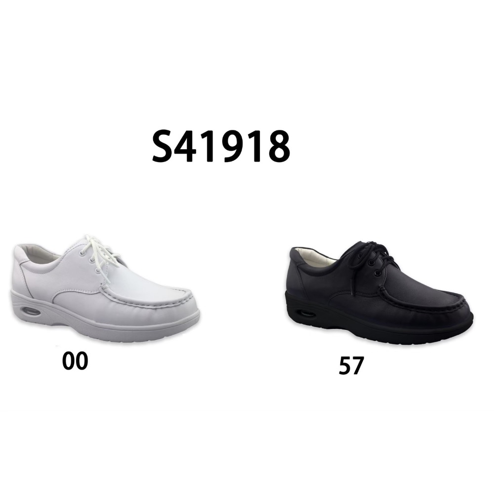 三輝皮鞋SNAIL牛皮鞋底縫製超輕量固特異免綁帶直套式女氣墊皮鞋樂福鞋 蝸牛扁平足足弓支撐足底筋膜炎皮革休閒鞋大尺碼女鞋-細節圖11