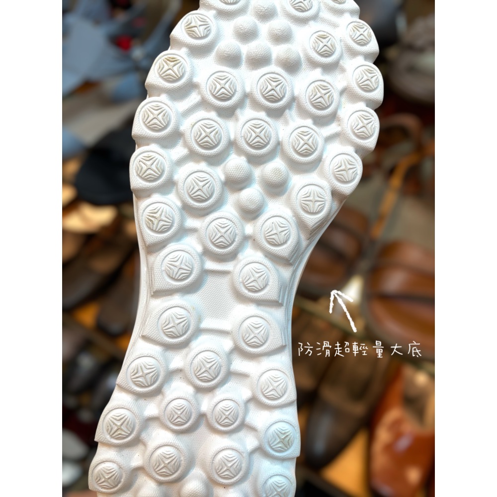 三輝皮鞋台灣製babala MIT真皮羊皮麂皮輕量卯釘圓頭深口女平底鞋女樂福鞋包鞋反毛皮懶人鞋輕便鞋休閒鞋大尺碼女鞋-細節圖9