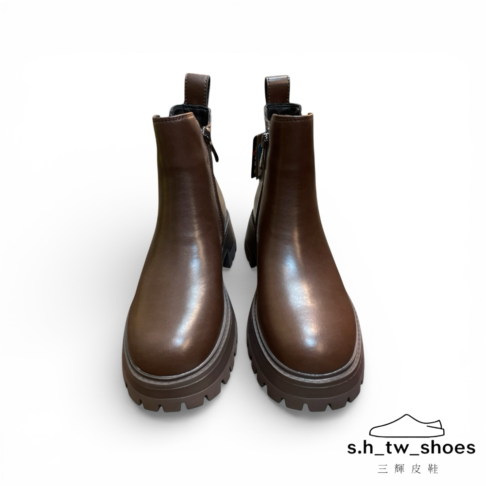 三輝皮鞋SNAIL蝸牛 真皮女靴 切爾西靴 牛皮靴 短靴 中筒靴 圓頭超輕量寬楦低跟靴 中跟靴粗跟增高厚底機車靴馬丁靴-細節圖7