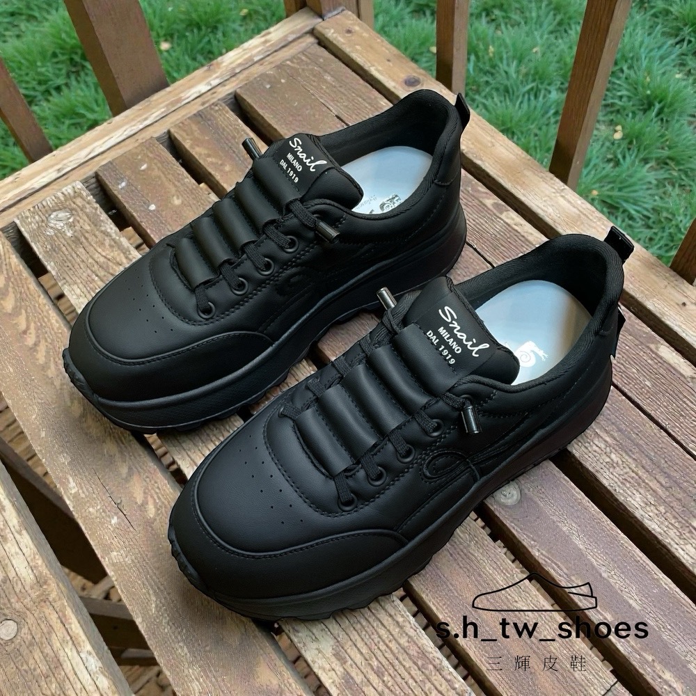 三輝皮鞋SNAIL蝸牛 防水運動鞋 防水休閒鞋 輕量鞋 大尺碼女鞋 防水鞋 免綁帶鞋 健走鞋 寬楦鞋 直套式機能雪地止滑-細節圖3